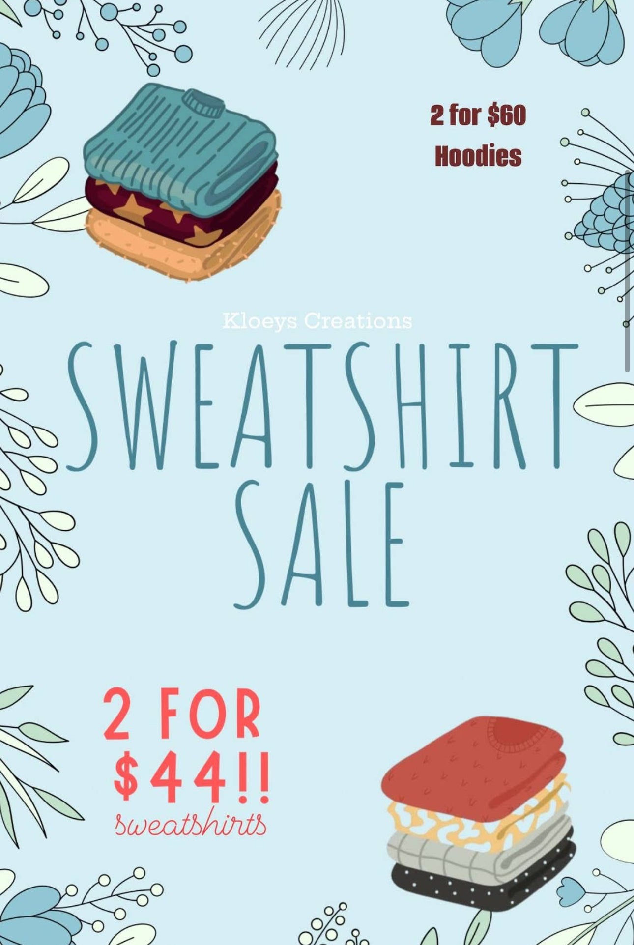 2025 sweatshirt/ hoodie sale
