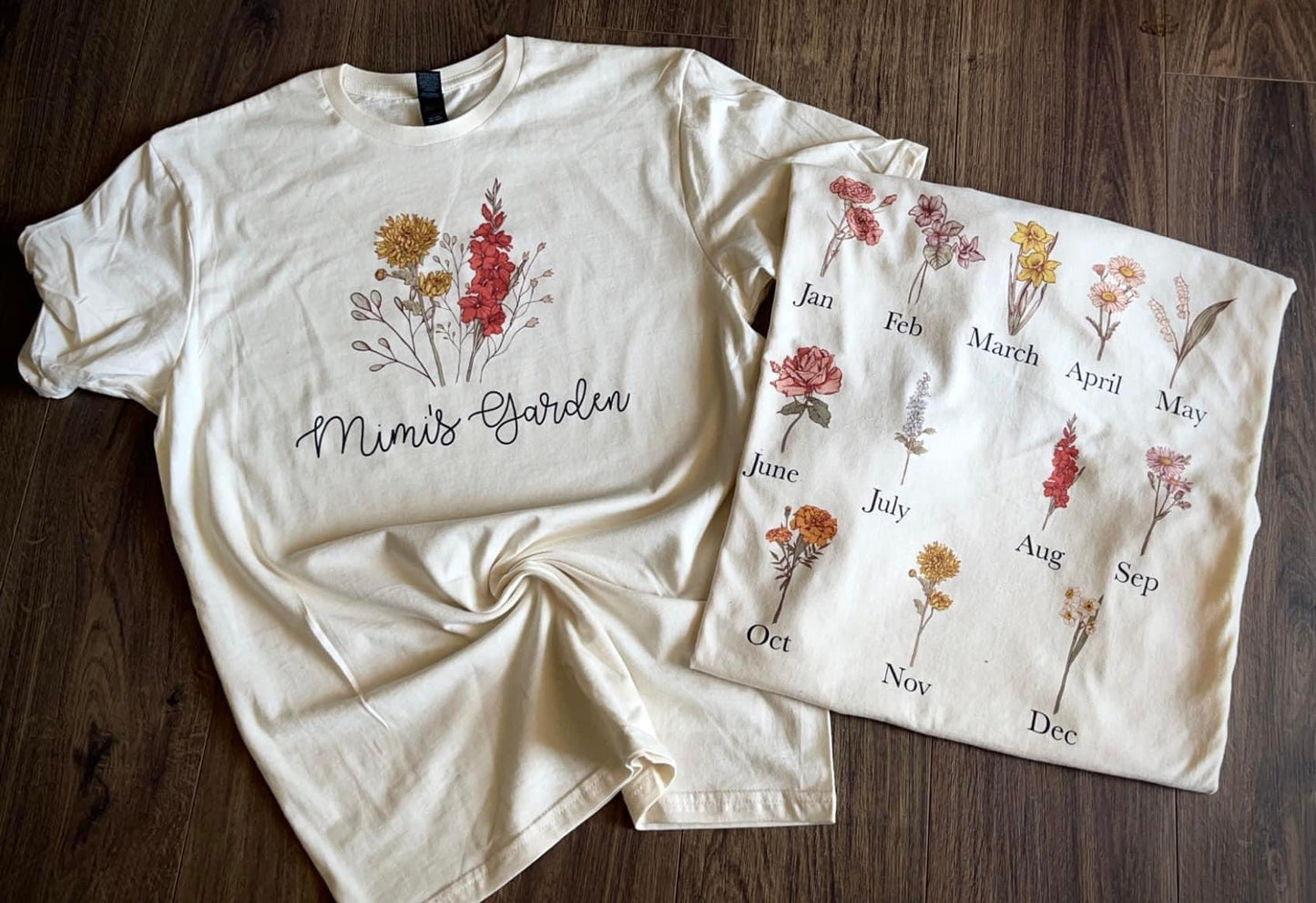 Birth-flower tees WS