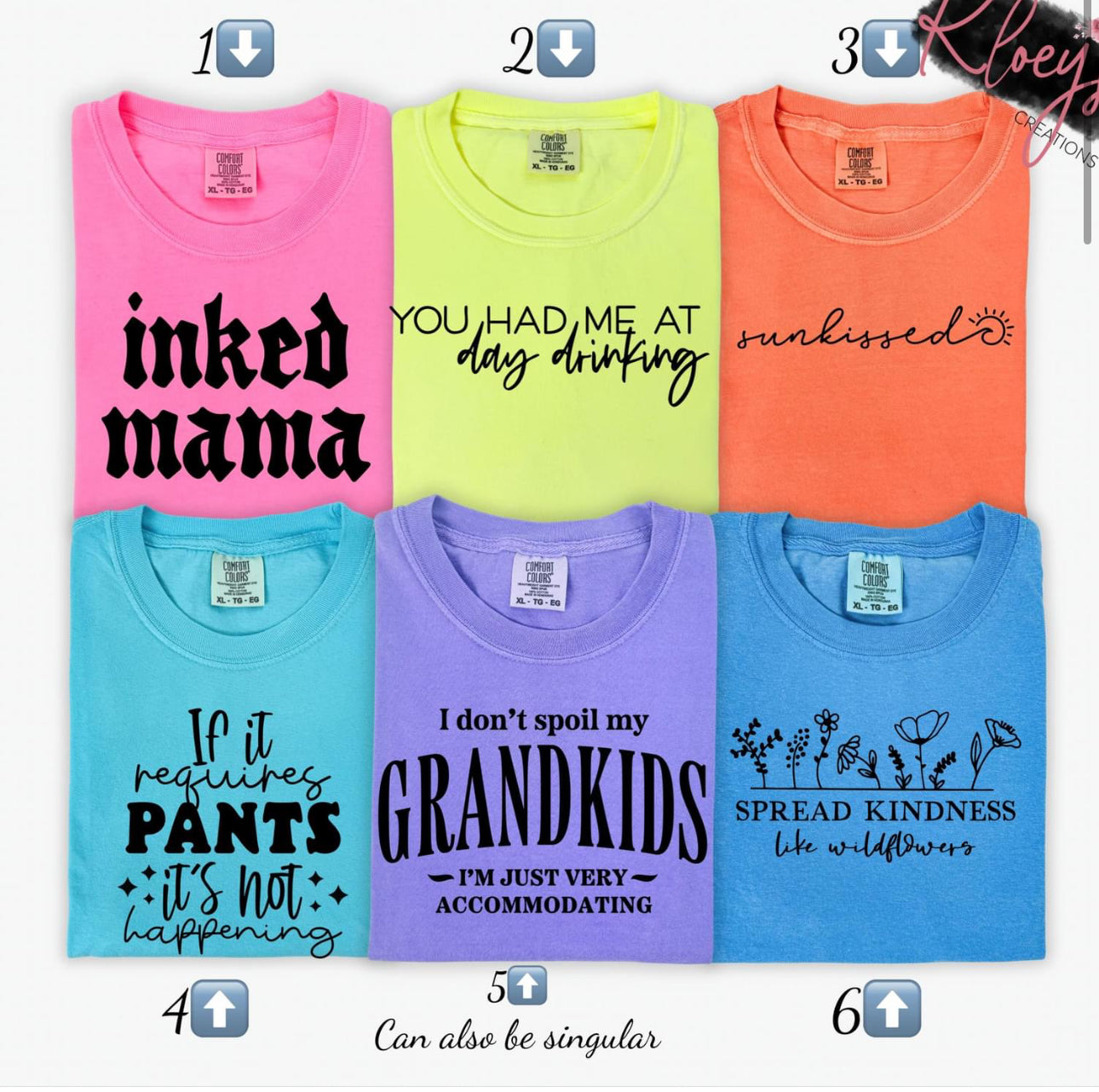 4/25 mystery color tees