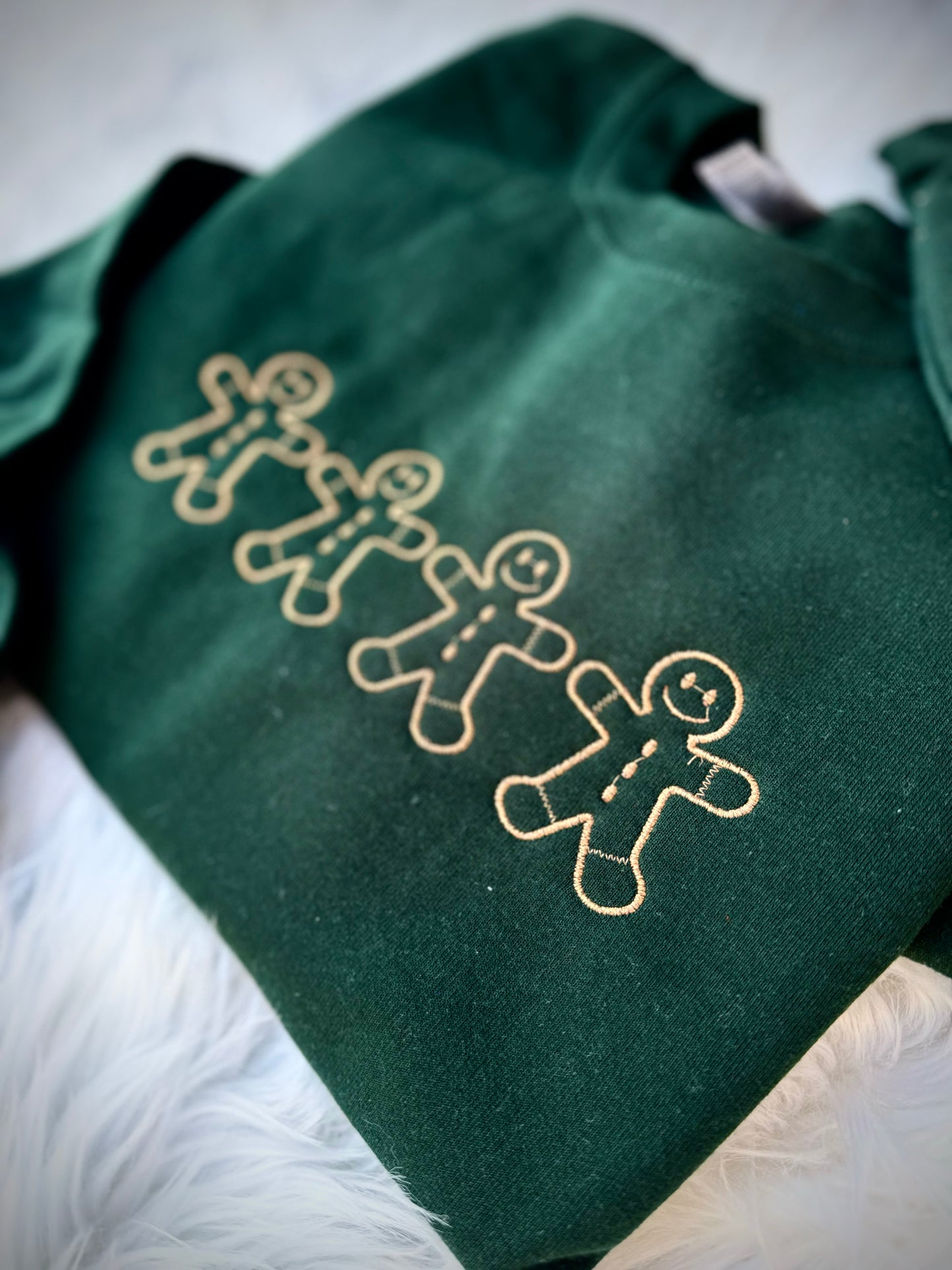 Gingerbread embroidered