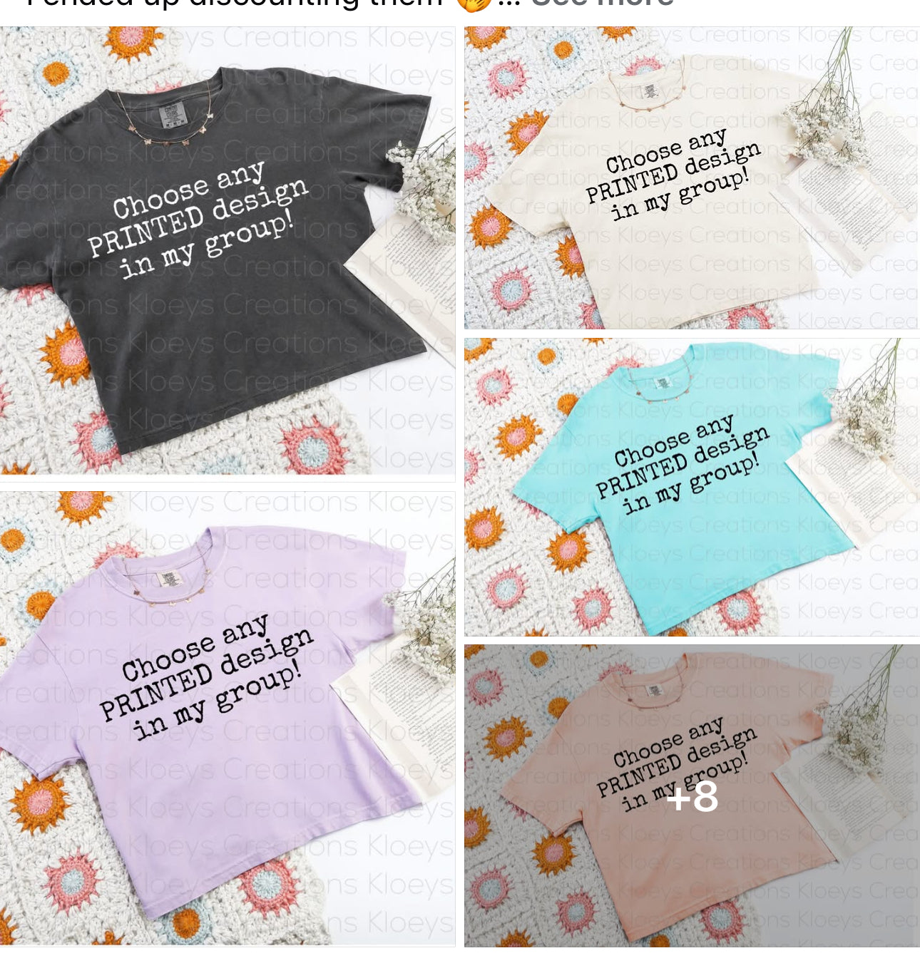 CC cropped tee!