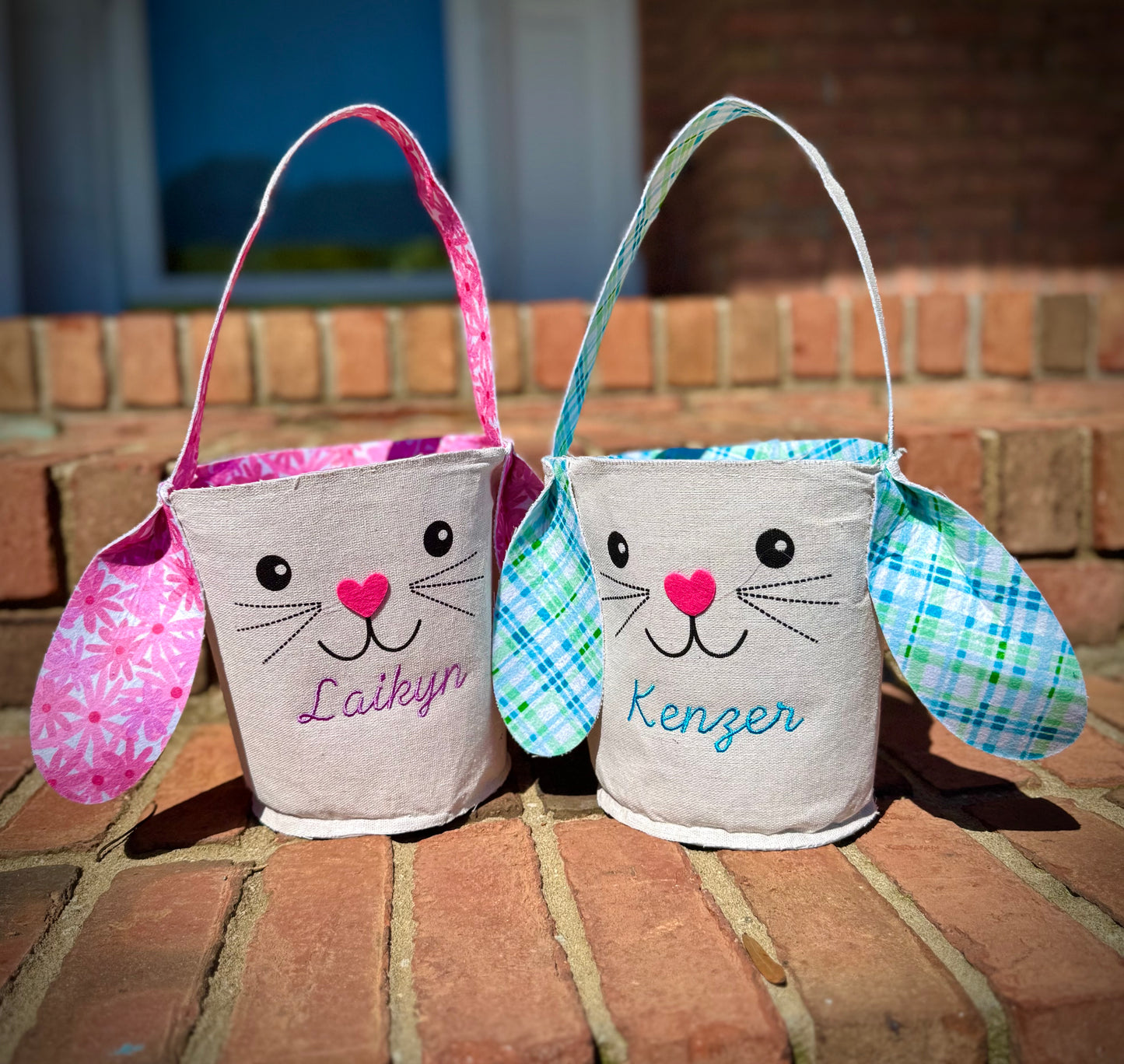 2025 embroidered Easter baskets