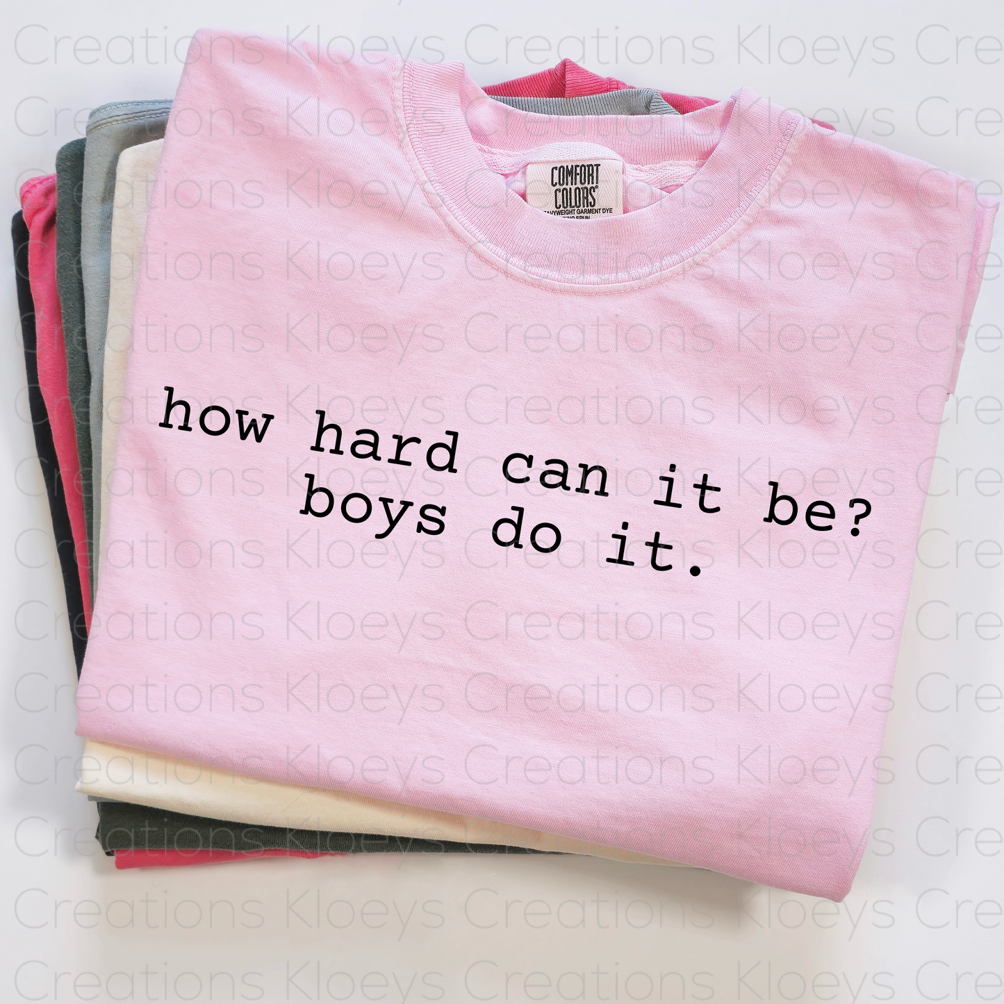 Boys do it